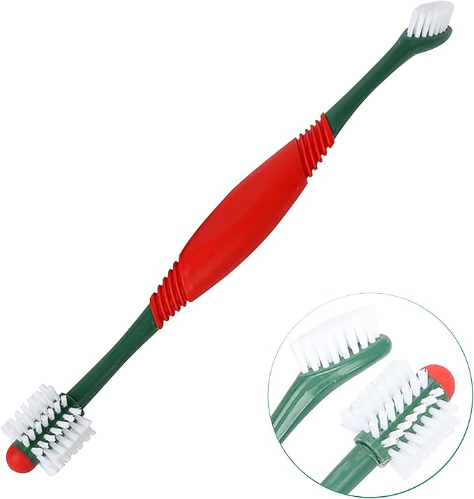 Pet Dog Toothbrush Toothpaste Finger Toothbrush Set Cat Toothbrush Teeth Cleaning Dental Care Kit Fresh Mouth Kit Beef Flavor Dog Cat Removal Plaque Gum Keep Tooth Health