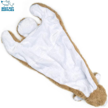 Best Pet Supplies Stuffing Free Squeaky Dog Toys for Small Dogs, Medium Dogs, and Large Dogs, Durable, Best Dog Chew Toy for Teething Puppy, Indoor Play, Holds Plastic Bottle - Hare, Large