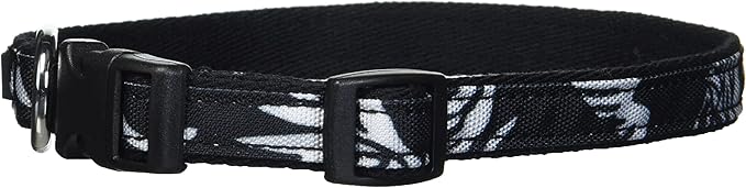 Vera Bradley Women's Recycled Lighten Up Water-repellent Adjustable Pet Collar, Glass Vines, Medium