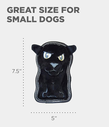 Outward Hound Tough Seamz Panther Plush Dog Toy, Small