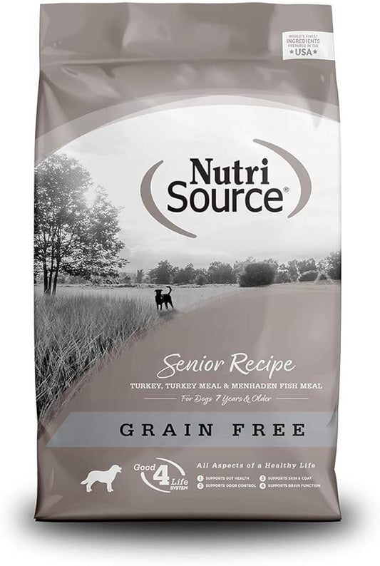 Nutrisource Grain Free ( Turkey ) Senior Dog Food 15Lb