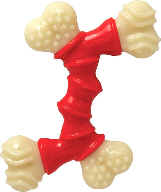 Nylabone Power Chew Double Bone Long Lasting Chew Toy for Dogs X-Small - Up to 15 lbs.