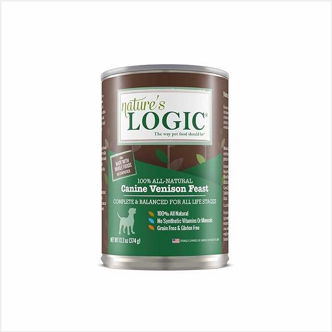 Natures Logic NL00103 Venison Feast Wet Dog Food, One Size