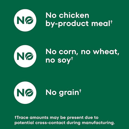 NUTRO PUPPY Grain Free Natural Wet Dog Food Bites in Gravy, Tender Chicken, Sweet Potato & Pea Recipe, 3.5 oz. Trays (Pack of 24)