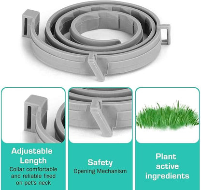 UrbanX Natural Flea Flea & Tick Treatment & Prevention Collar for Medium & Large Dogs, Waterproof, Adjustable (12 Pack)