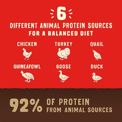 Stella & Chewy's Wild Red Dry Dog Food Raw Coated High Protein Grain & Legume Free Prairie Recipe, 21 lb. Bag