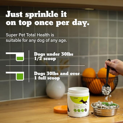 Heart Health for Dogs, Fiber Supplement for Digestive Health, Heart Health & Gut Health, Coat & Joint Health, Made in USA, Only Two Natural Ingredients, 1 Pack