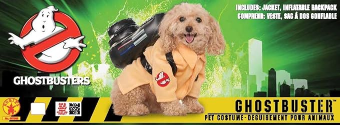 Rubie's Pet Ghostbusters Costume – Extra Large (Pack of 2)