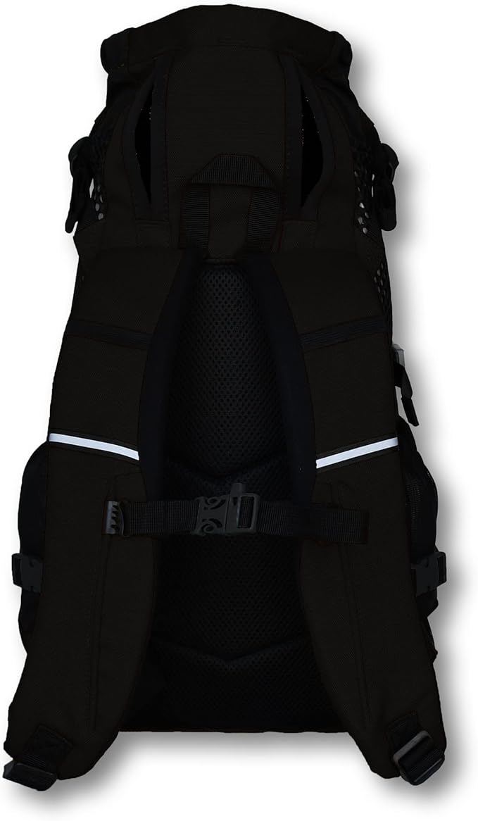 K9 Sport Sack | Adjustable Dog Carrier Backpack (Large, Plus 2 - Jet Black)