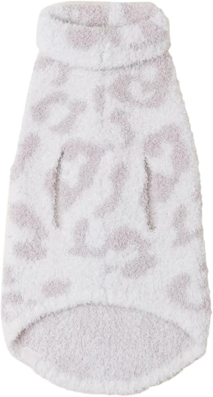 Barefoot Dreams CozyChic BITW Pet Sweater, Dog Clothes, Dog Sweater, Dog Accessories, in The Wild, Cream/Stone, XL