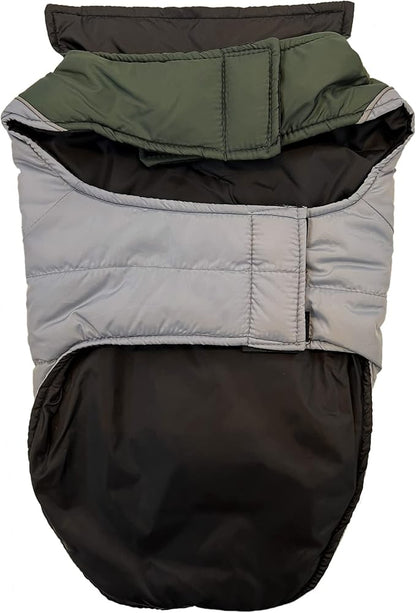 Pets First Collegiate Michigan State Spartans Puffer Vest for Dogs & Cats. Size Medium. Warm, Cozy, and Waterproof Dog Coat, for Small and Large Dogs/Cats.