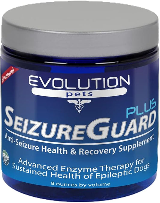 SeizureGuard Plus Dog Seizure & Epilepsy Supplement. Great Supplement for Dogs with Seizures! Can be Used Alone or with Seizure Medication for Dogs.