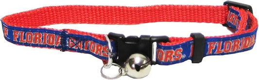 Pets First Collegiate Pet Accessories, Cat Collar, Florida Gators, One Size