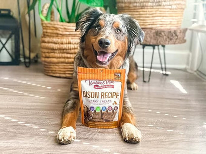 Tender & True Bison Jerky Treat, 4 oz Bag