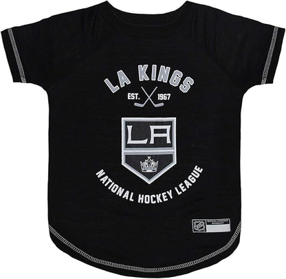 Pets First NHL Los Angeles Kings Tee Shirt for Dogs & Cats, Large. - are You a Hockey Fan? Let Your Pet be an NHL Fan Too!