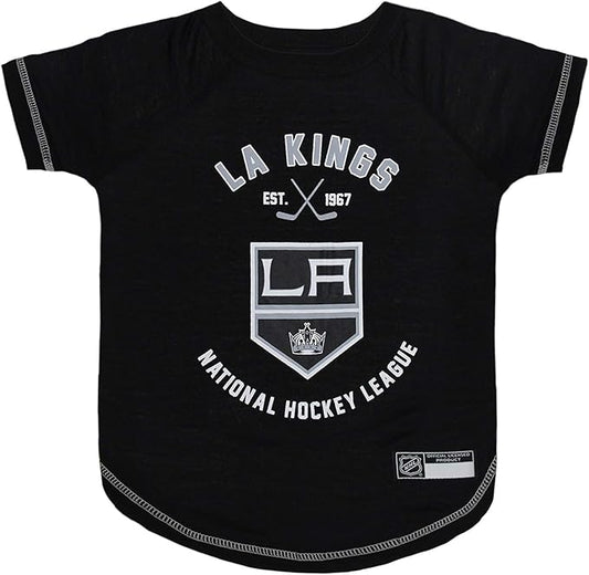 Pets First NHL Los Angeles Kings Tee Shirt for Dogs & Cats, Large. - are You a Hockey Fan? Let Your Pet be an NHL Fan Too!