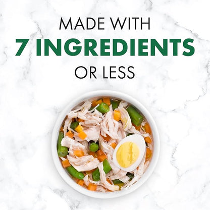 Nutro So Simple Meal Complement Wet Dog Food Chicken and Chicken & Duck Recipes in Bone Broth Variety Pack, 2 oz. Tubs, Pack of 8