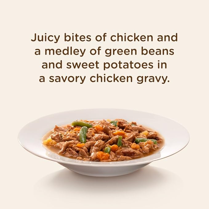 Rachael Ray Nutrish Premium Natural Wet Dog Food with Added Vitamins & Minerals, Chicken Paw Pie Recipe, 8 Ounce Tub (Pack of 8)