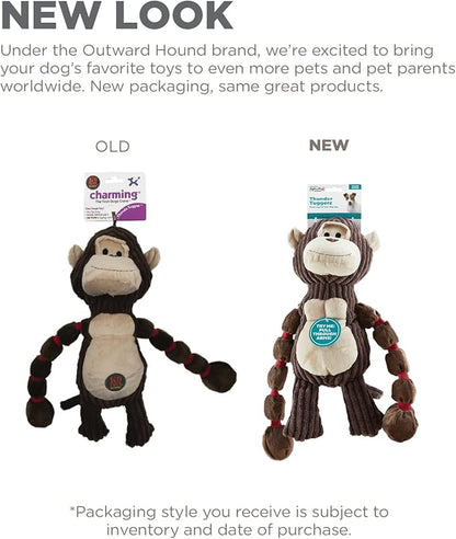 Outward Hound Thunda Tugga Gorilla Plush & Squeaky Dog Tug Toy