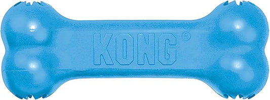 KONG Puppy Goodie Bone - Stuffable Dog Toy for Small Puppy - Natural Rubber Chew Toy for Puppies - Small Dog Toy for Teething Puppies - for Small Puppies - Blue