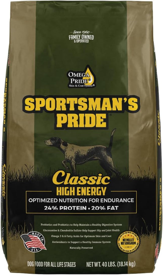 Classic 24/20 High Energy Dry Dog Food, 40-lb Bag