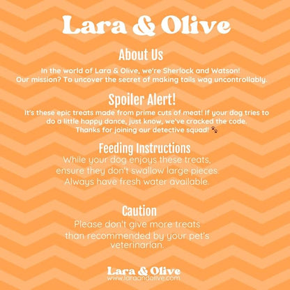 Lara & Olive 7"-9" Bully Stick Springs for Dogs | Rawhide Free | 100% Beef | Single Ingredient Chew Treat Bones | Fully Digestible | Odorless | 5 Pack