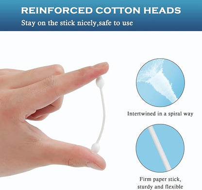 Avont Dog Ear Cleaning Cotton Swabs, Pet Qtips, Ear Care Double Sided Large Q-Tips for Dogs Cats -L