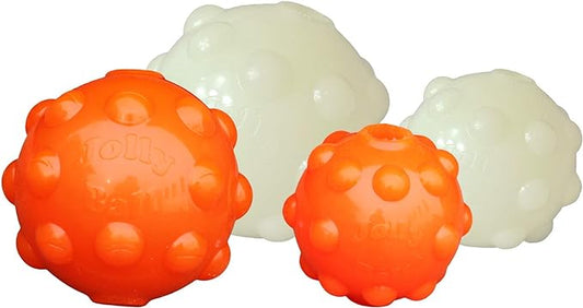 Jolly Pets Orange Jolly Jumper Ball Dog Toy 3 in
