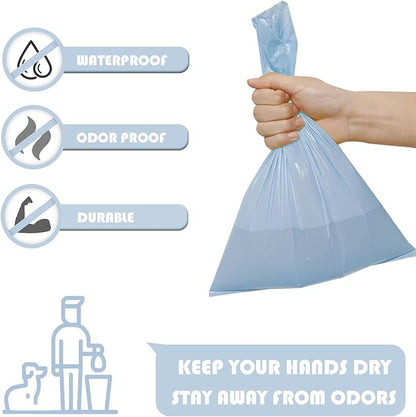 A&H ZIER Poop Bags Holder with Portable Colorful Lanyard, Soft-touch Dog Poop Bags Dispenser Dog Waste Bags, Compatible with any Dog Walking Accessories