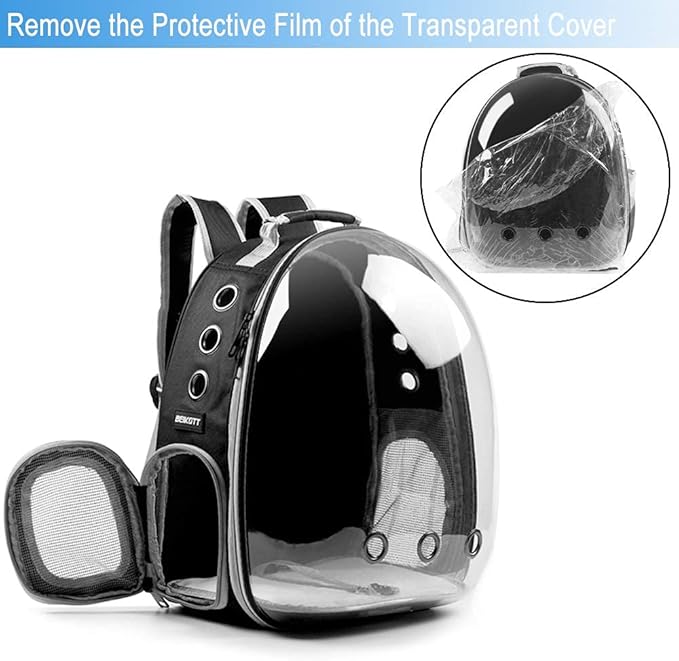 Cat Backpack Carriers Bag, Dog Backpack, Pet Bubble for Small Cats Puppies Dogs Bunny, Airline-Approved Ventilate Transparent Capsule Travel, Hiking and Outdoor Use