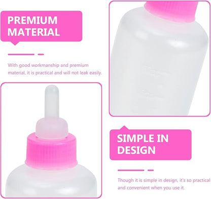 GANAZONO 3Pcs Pet Feeding Bottle Kitten Bottles Kitten Milk Replacer Puppy Milk Feeder Milk Feeder Animal Milk Bottles Lamb Bottles for Pet Cat Dog Sheep