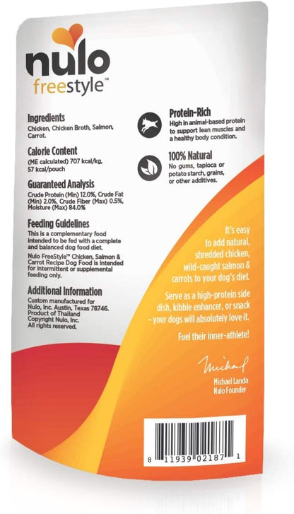 Nulo Freestyle Puppy & Dog Wet Dog Food Topper, Premium All Natural Grain-Free, Real Meat Dog Food Topper with High Animal-Based Protein and Only 5 or Less Ingredients with No Additives