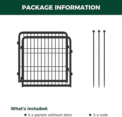 FXW Rollick Dog Playpen for Yard, RV Camping│Patented, 24 inch 2 Panels