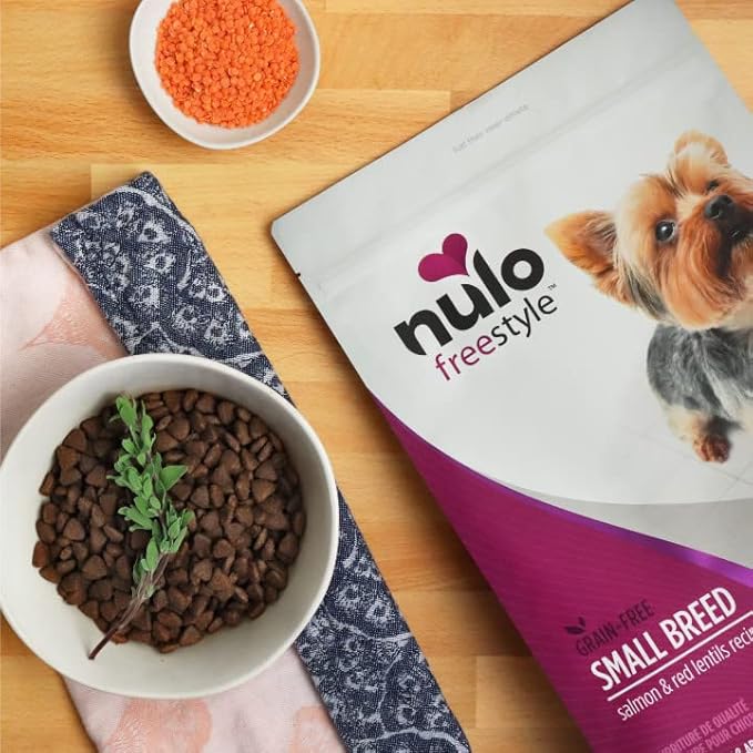 Nulo Freestyle Small Breed Dog Food, Premium Adult and Puppy Grain-Free Dry Smaller Sized Kibble Food, with BC30 Probiotic for Healthy Digestion Support , 14 Pound (Pack of 1)