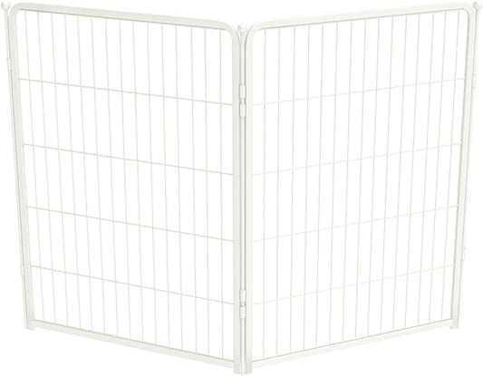 FXW Homeplus Dog Playpen Designed for Indoor Use, 40" Height for Large Dogs, White│Patented