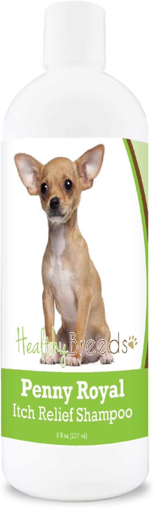 Healthy Breeds Chihuahua Penny Royal Itch Relief Shampoo - Stop The Scratching & Relieve The Itch with Essential Oils of Eucalyptus & Cedarwood - Mint Scent - 8 oz