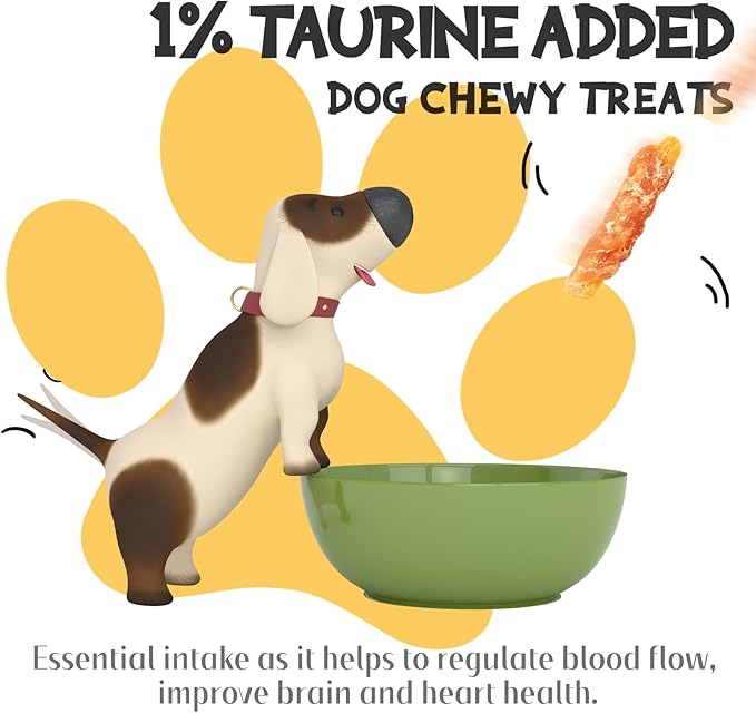 ASMPET Sweet Potato Dog Treats Chicken Wrapped Fries, Dog Chews Twists Skinless Sweet Potato Strips & Chicken Bites Training Snacks Grain Free Dog Treat for Small Medium Large Dogs 10.6oz
