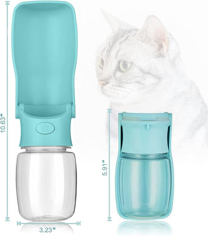 Portable Dog Water Bottle for Walking - Leak Proof Foldable Pet Water Bottles Dispenser Bowl Travel Drink Cup for Walking Hiking Traveling