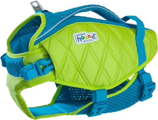 Outward Hound Standley Sport Green Performance Dog Life Jacket, Medium