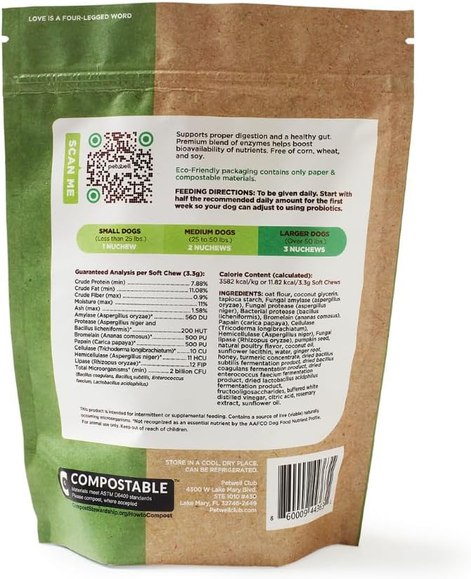 Mission-Proven Globally in Our Counterterrorism Work - Ultimate Probiotic Dog Chews-3X Number of Chews-Advanced Digestive Formula