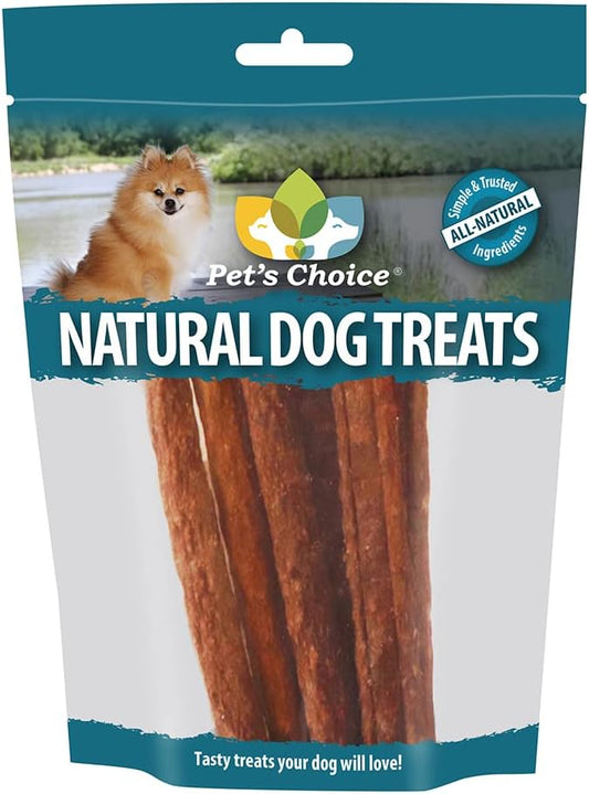 Pet's Choice Natural Dog Treats, Elk Jerky, 6 Count, Brown (0001-6PK)
