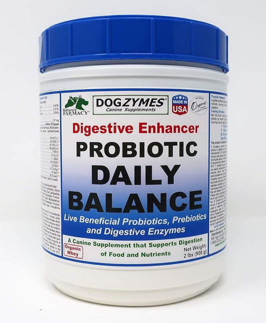 Dogzymes Dissolvable Powder Digestive Enhancer for Dogs, (2 pound)