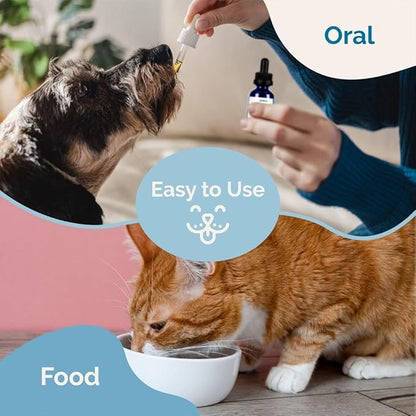 Intestinal Defense Supplement for Dogs & Cats | Naturally Helps Digestive Issues in Pets | Herbal Formula | by Prana Pets