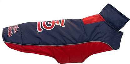 MLB St Louis Cardinals Puffer Vest for Dogs & Cats, Size Large. Warm, Cozy, and Waterproof Dog Coat, for Small and Large Dogs/Cats. Best MLB Licensed PET Warming Sports Jacket