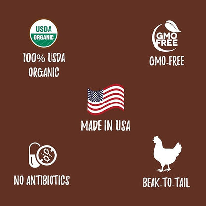 Petsmont Meat Munchies - Organic Dog Chicken Jerky Treats - 5oz