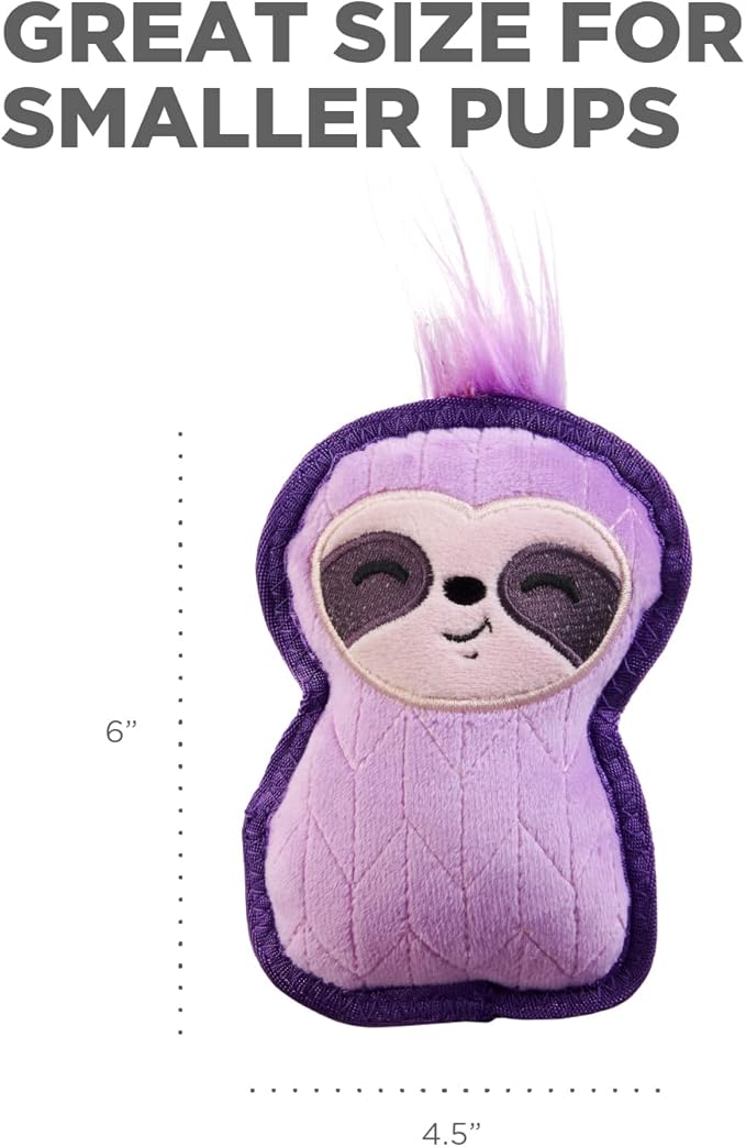 Outward Hound Xtreme Seamz Sloth Squeaky Durable Dog Toy
