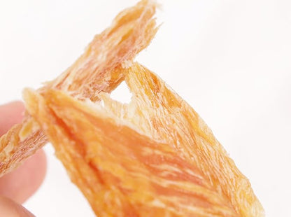 Dog Treats Chicken Jerky for Dogs, Grain Free Snacks Natural Ingredients Long-Lasting Dog Chews Chicken Breast Tenders 8oz