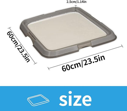 PAWISE Puppy Pads/Dog Pads Holder,Pee Pad Holder,Puppy Pad Holder,Dog Potty Tray for Dog Training for Puppies,Dogs & Cats 23.6 x 23.6 inch