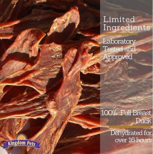 Duck Breast Jerky, Premium Treats for Dogs, 40 oz. Bag