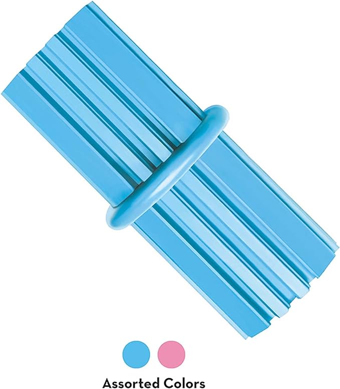 KONG Puppy Teething Stick - Soft Teething Stick for Growing Puppies - Teeth Cleaning Dog Toy - Chew Toy for Puppies with Ridges - Natural Rubber Toy Perfect for Snacks & Treats - for Large Puppies